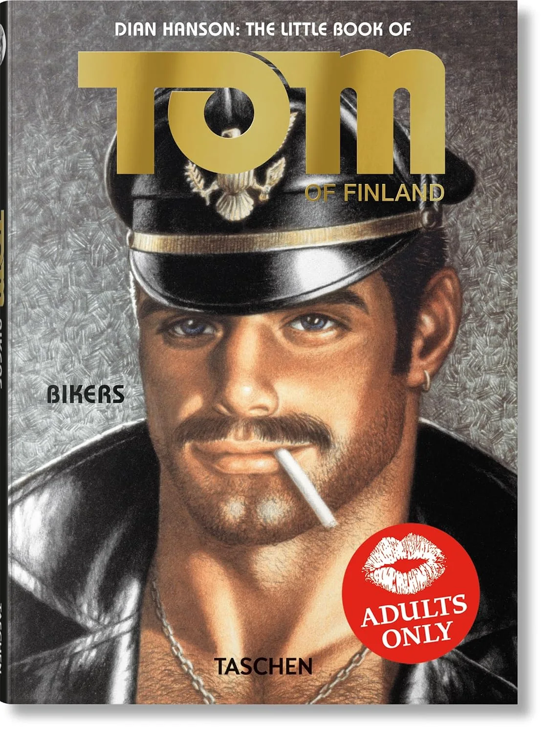 Cover of The Little Book of Tom: Bikers by Dian Hanson, illustrated by Tom of Finland.