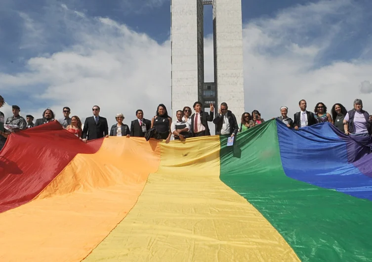 LGBT flag displayed at Brazil’s National Congress in Brasília