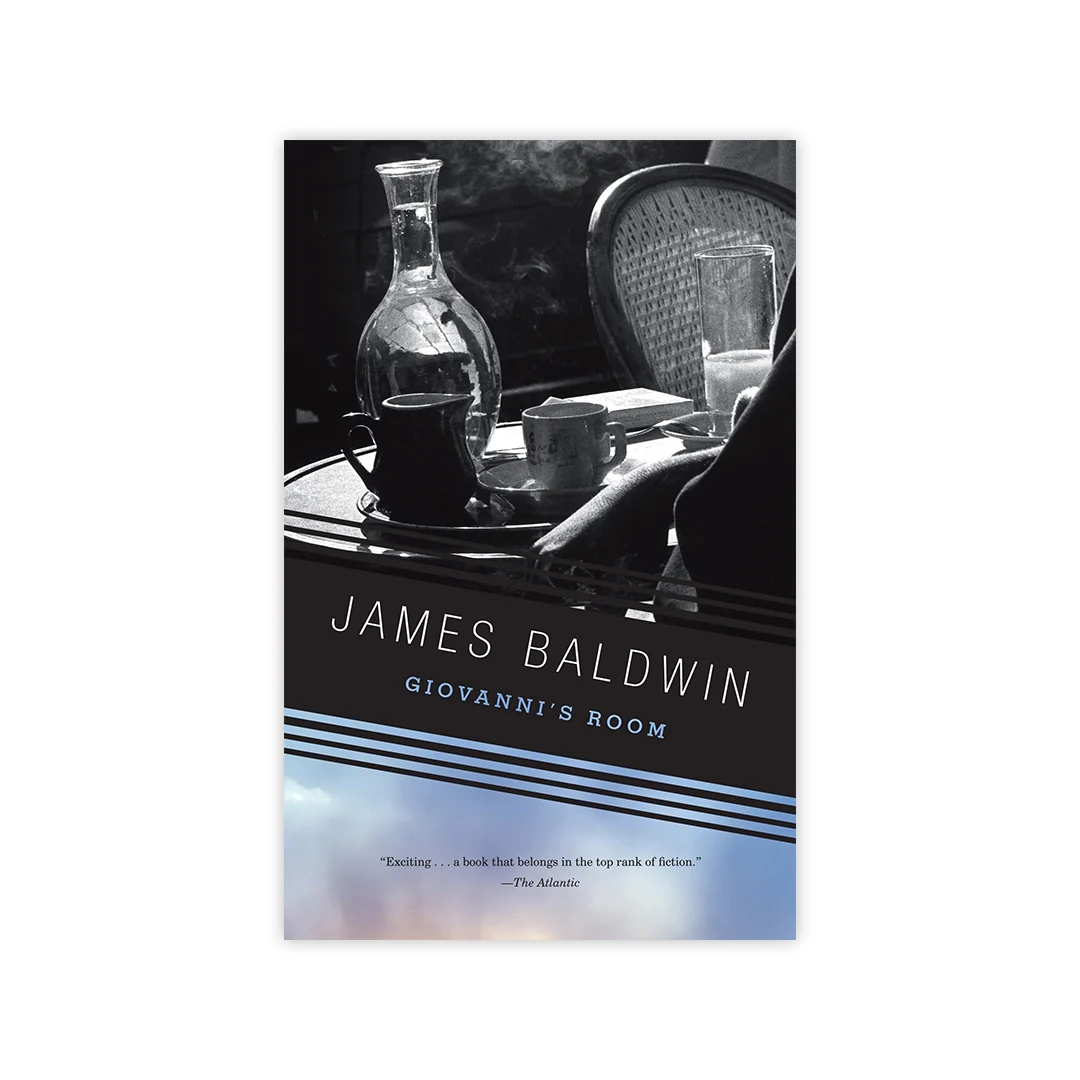 Book cover of Giovanni’s Room by James Baldwin, linked to the audiobook on Spotify
